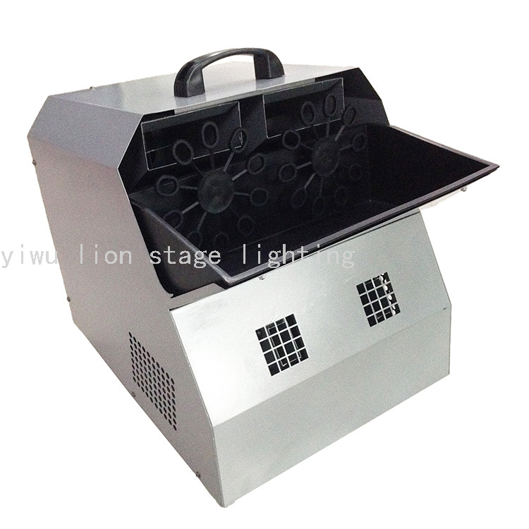 Factory Direct Sales Wedding Stage Steel Casing Double-Wheel High-Power Bubble Machine Outdoor Large Performance Special Effects Equipment