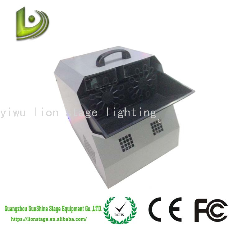 Factory Direct Sales Wedding Stage Steel Casing Double-Wheel High-Power Bubble Machine Outdoor Large Performance Special Effects Equipment