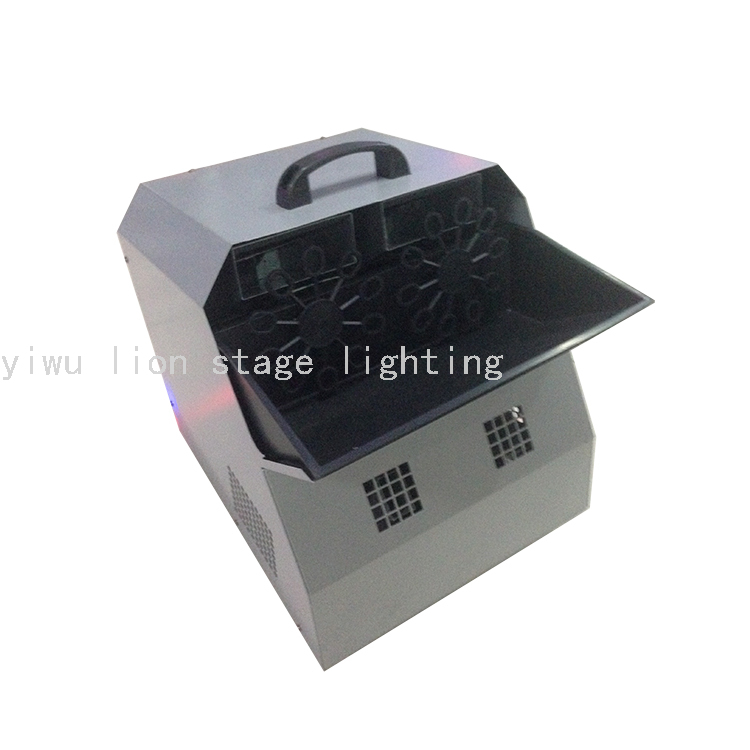 Factory Direct Sales Wedding Stage Steel Casing Double-Wheel High-Power Bubble Machine Outdoor Large Performance Special Effects Equipment