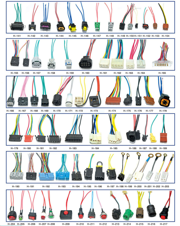 Cold press terminal plug spring terminal car supplies