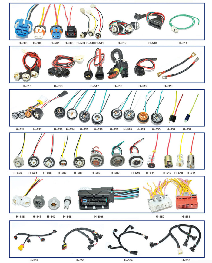 Cold press terminal plug spring terminal car supplies