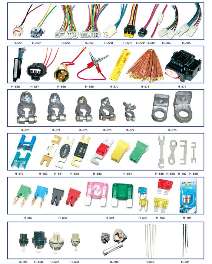 Cold press terminal plug spring terminal car supplies