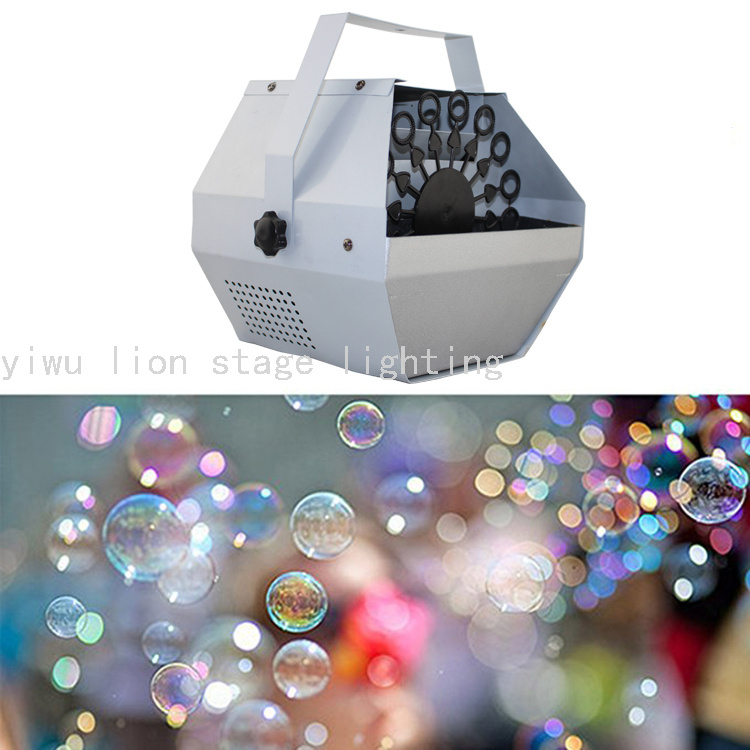 Factory Direct Sales Metal Steel Casing DMX Small Bubble Machine Wedding Stage Outdoor Activities Portable Special Effects Equipment