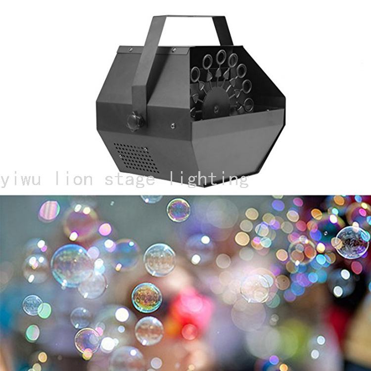Factory Direct Sales Metal Steel Casing DMX Small Bubble Machine Wedding Stage Outdoor Activities Portable Special Effects Equipment