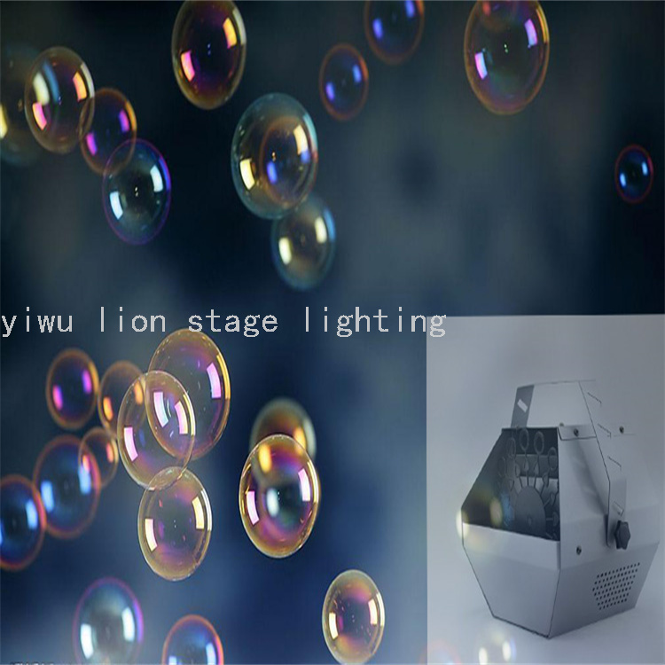 Factory Direct Sales Metal Steel Casing DMX Small Bubble Machine Wedding Stage Outdoor Activities Portable Special Effects Equipment