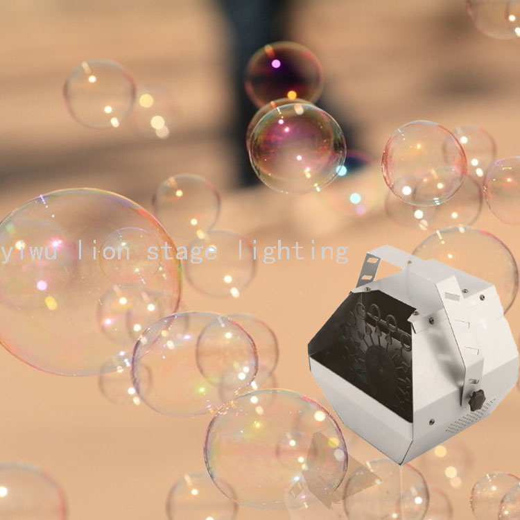 Factory Direct Sales Metal Steel Casing DMX Small Bubble Machine Wedding Stage Outdoor Activities Portable Special Effects Equipment