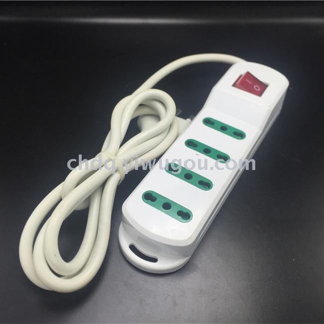 French extension socket with switch row plug power connector terminal board French extension socket with switch row plug power connector terminal board