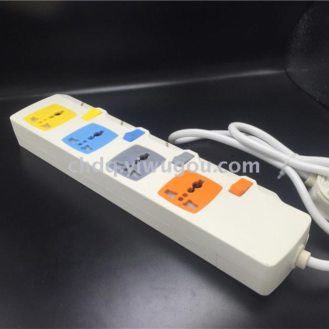 French extension socket with switch row plug power connector terminal board French extension socket with switch row plug power connector terminal board