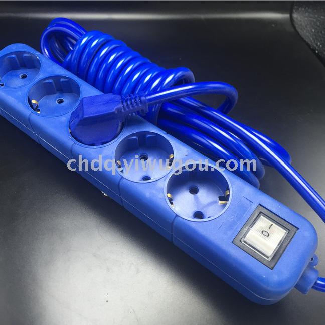 French extension socket with switch row plug power connector terminal board French extension socket with switch row plug power connector terminal board