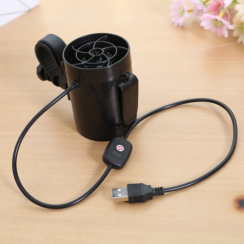 Creative waist fan USB cooling machine portable clip fan outdoor portable site hanging waist fan