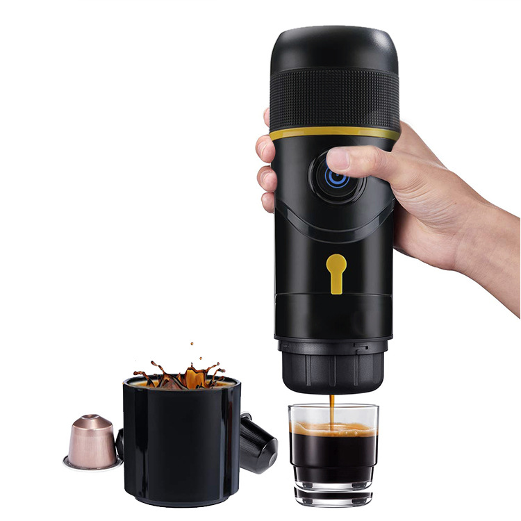 Italian Car Capsule Coffee Machine Electric Large Capacity Outdoor Portable Travel Household Coffee Machine