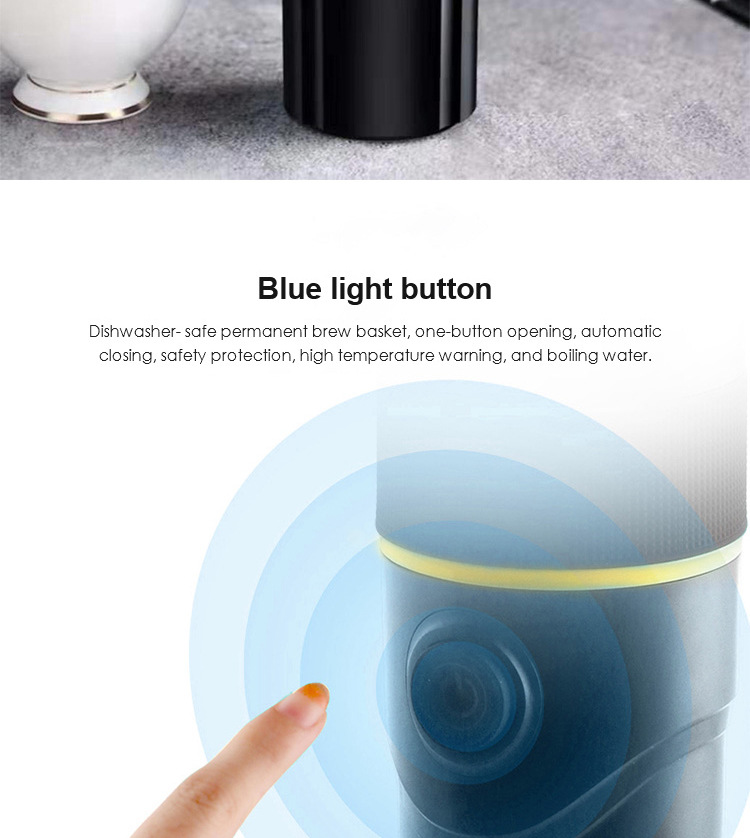 Italian Car Capsule Coffee Machine Electric Large Capacity Outdoor Portable Travel Household Coffee Machine
