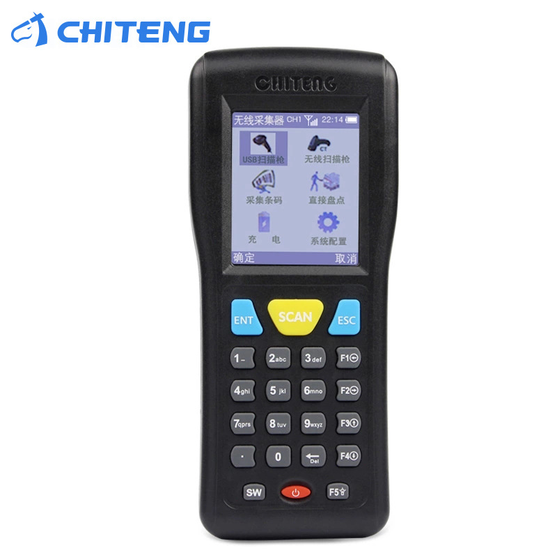 Chiteng Ct1000 Handheld Barcode Terminal Wireless Scanning Gun Bar Code Data Collector Handheld Terminal Express Barcode Scanning Gun