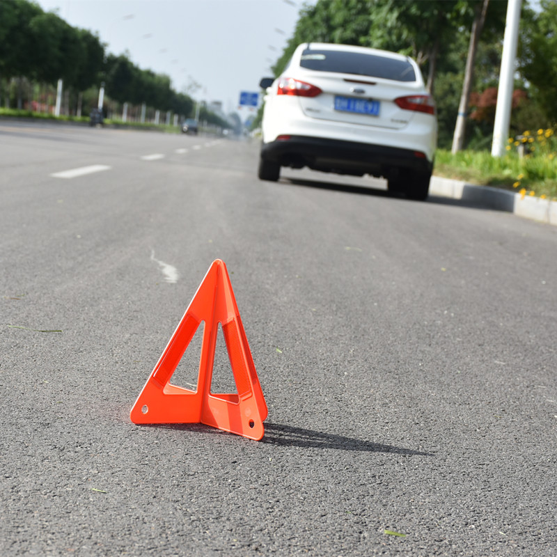 Triangle Warning Sign Reflective Warning Sign Road Emergency Backup Triangle Warning Sign