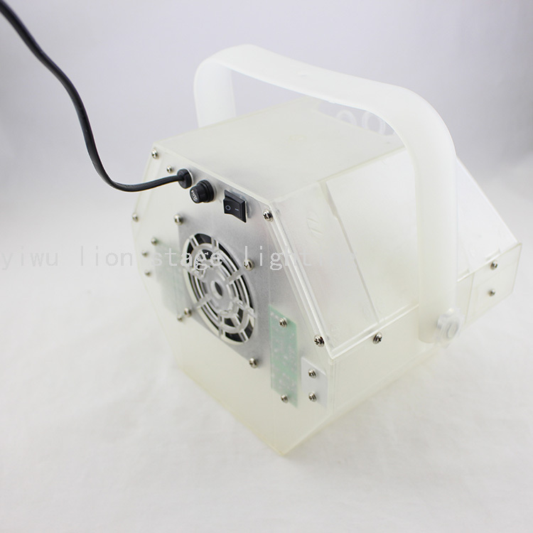 Factory Direct Transparent Plastic Shell Luminous Bubble Machine Wedding Stage Outdoor Activities Foaming Machine Special Effects Equipment