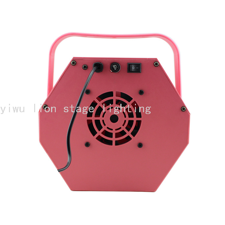 Factory Direct Plastic Shell Color Bubble Machine Wedding Stage Outdoor Activities Portable Special Effects Equipment