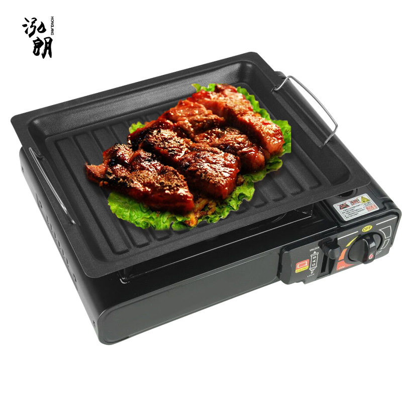  Outdoor Barbecue Frying Pan Barbecue Machine 3025cm Barbecue Grill Charcoal Non-Stick Bakeware Barbecue Tools
