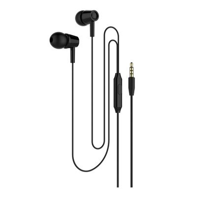 Tablet MP3 Mobile Phone Universal Wired Ear Machine 3.5mm in-Ear Sports Earplug Foreign Trade Belt Microphone Drive-by-Wire Headset