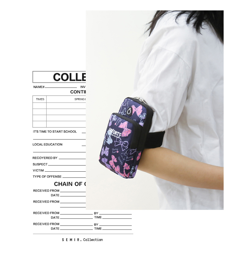Running Mobile Phone Arm Bag Unisex Fitness Sports Mobile Phone Arm Bag Bag Arm Machine Set Bag Wrist Bag Equipment