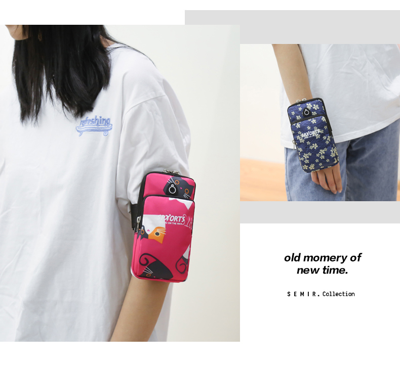 Sports Mobile Phone Arm Bag Bag Arm Machine Set Bag Running Mobile Phone Arm Bag Unisex Fitness Wrist Bag Equipment