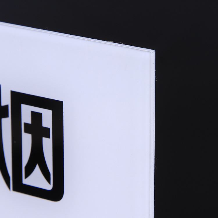 Acrylic No Smoking Warm Notice Board Hotel No Smoking Signboard Warning Sign Customized