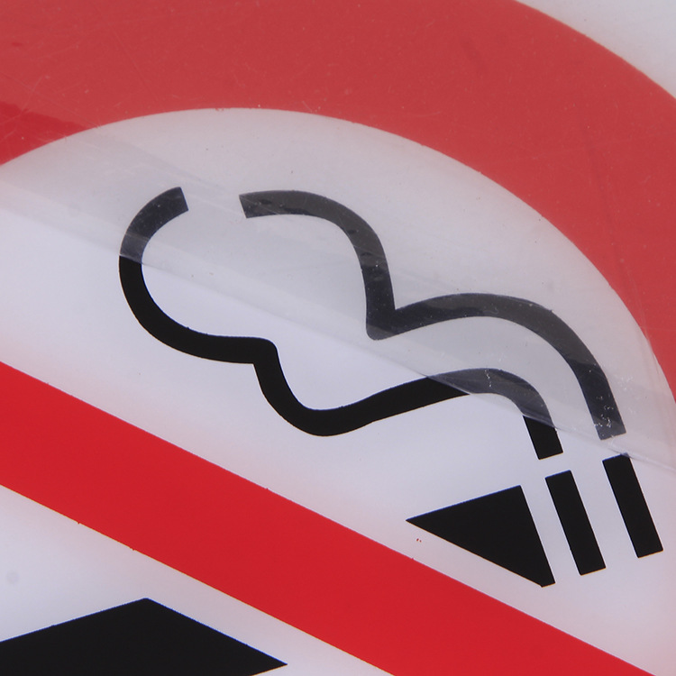 Acrylic No Smoking Warm Notice Board Hotel No Smoking Signboard Warning Sign Customized