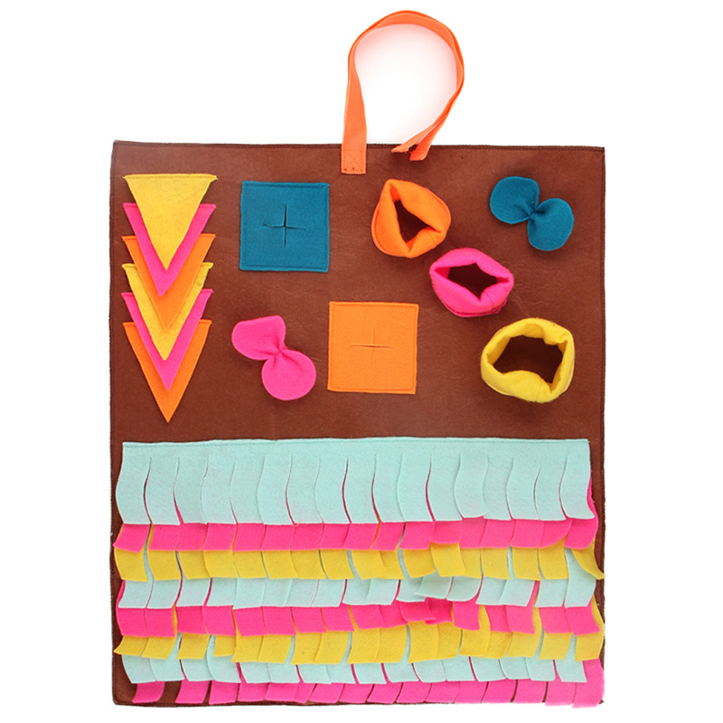 Best Selling Variety of Pet Training Blanket Removable Stitching Dog Sniffing Mat 