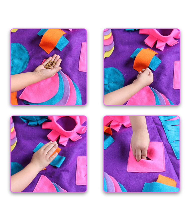 Best Selling Variety of Pet Training Blanket Removable Stitching Dog Sniffing Mat Best Selling Variety of Pet Training Blanket Removable Stitching Dog Sniffing Mat
