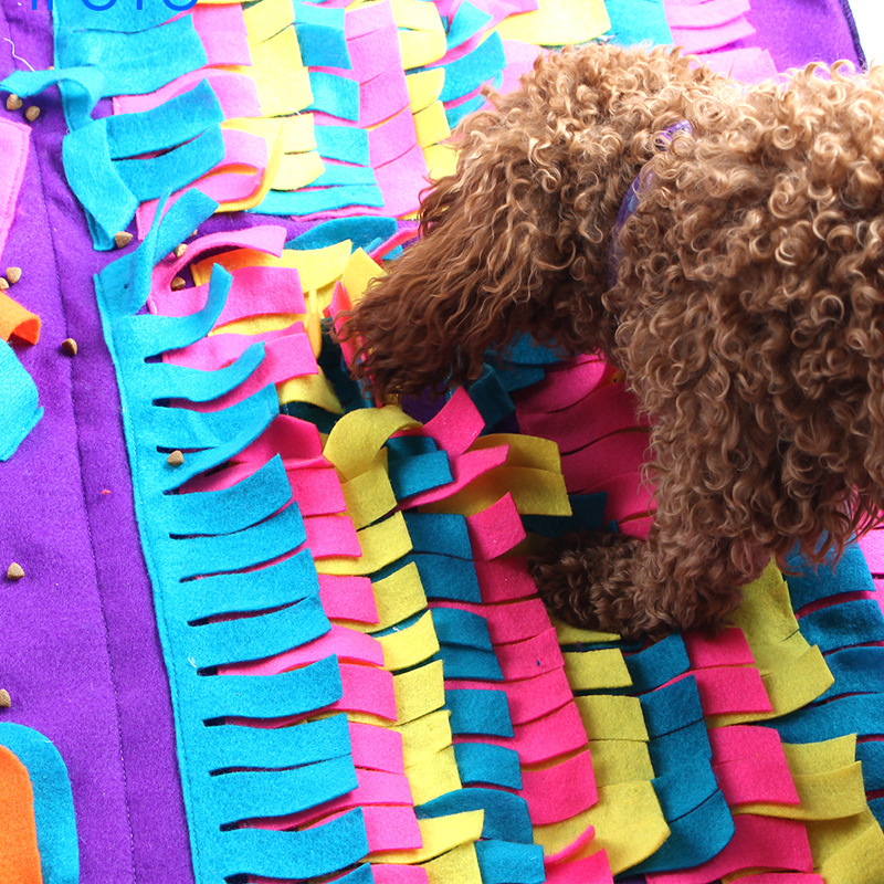 Best Selling Variety of Pet Training Blanket Removable Stitching Dog Sniffing Mat 
