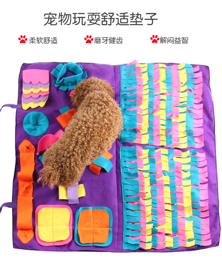 Best Selling Variety of Pet Training Blanket Removable Stitching Dog Sniffing Mat Best Selling Variety of Pet Training Blanket Removable Stitching Dog Sniffing Mat