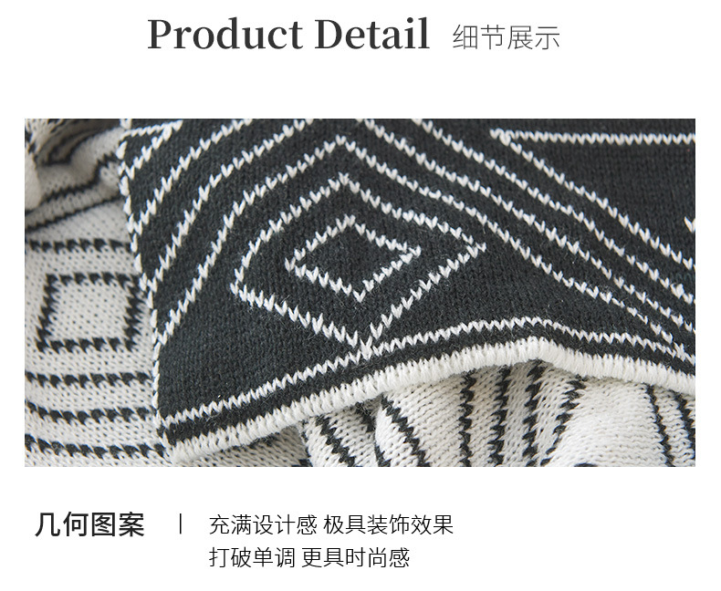 Nordic Instagram Style Gray Knit Casual Small Wool Blanket Quilt Summer Thin Nap Sofa Cover Single Blanket Nordic Instagram Style Gray Knit Casual Small Wool Blanket Quilt Summer Thin Nap Sofa Cover Single Blanket