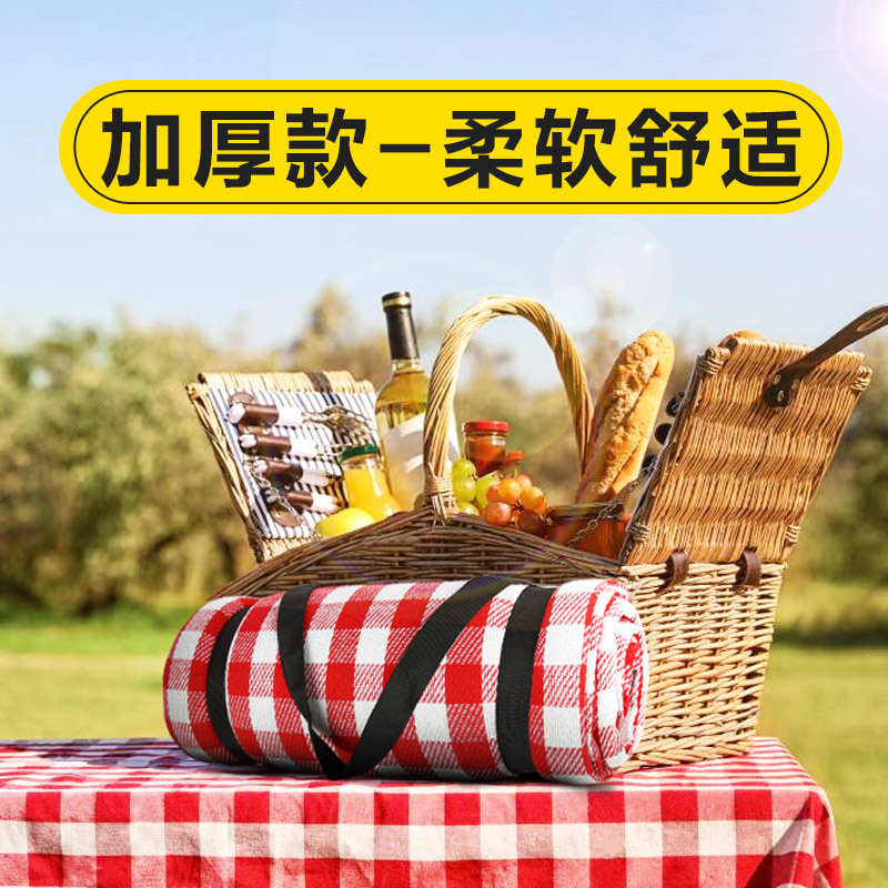 Picnic Mat Moisture Proof Pad Picnic Blanket Park Lawn Portable Outdoor Portable Foldable Lawn Extra Large Disposable