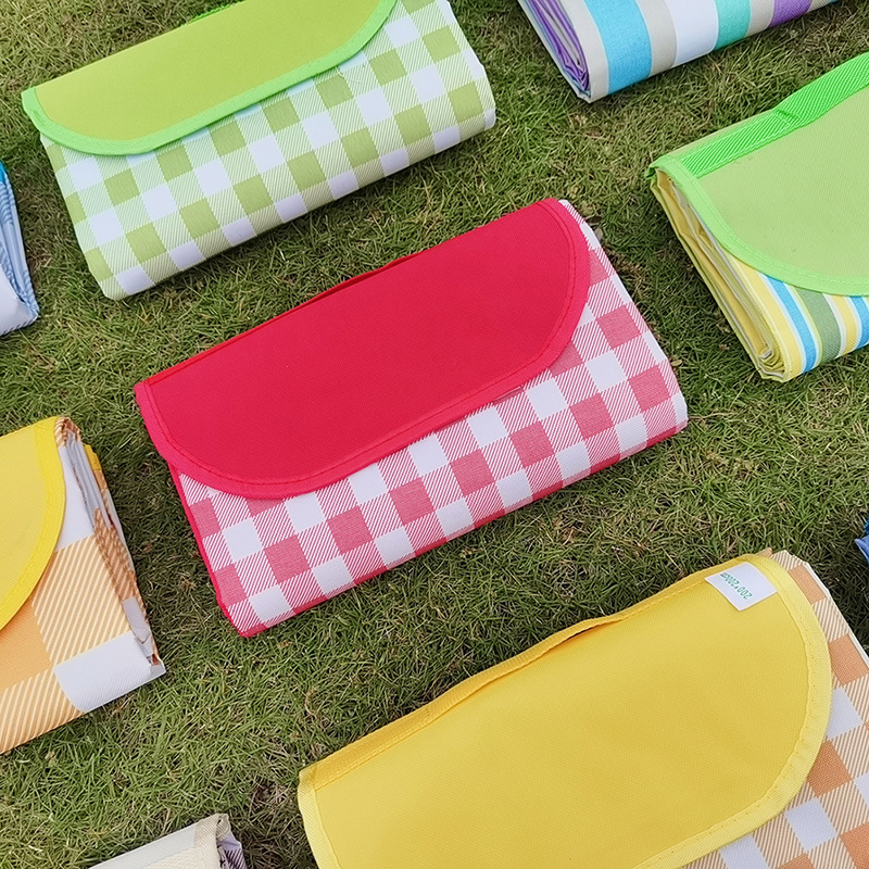 Kechen Thickened Picnic Mat Picnic Blanket Moisture-Proof Waterproof Gasket Outdoor Portable Camping Mat Spring Outing Floor Mat Beach Mat