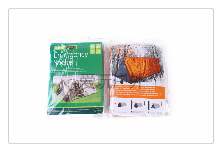 Portable Aluminum Film Tent Portable Outdoor Sun Protection Life Blanket Life Protection Blanket First Aid Thermal Insulation Blanket Supplies Thermal Insulation Bag
