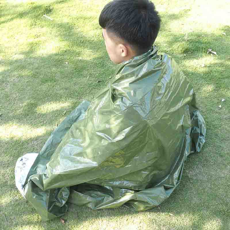 Pet Gold and Silver Color Emergency Blanket Emergency Thermal Blanket Sun Protection Outdoor Survival Camping Life Blanket Factory Wholesale