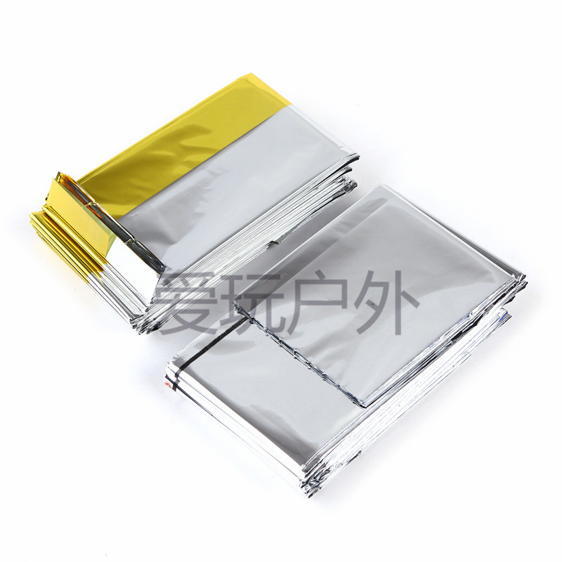 Outdoor Thermal Life Blanket Portable Emergency Blanket Keep Warm Sun Block Space Blanket Life-Saving Tool Picnic Camping Emergency Blanket