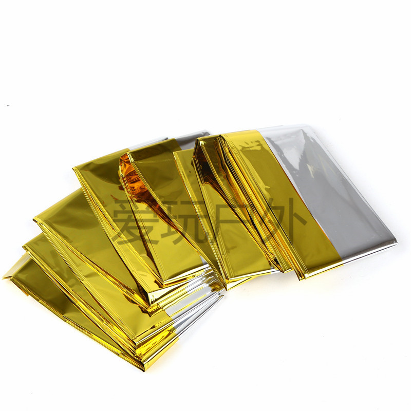Outdoor Thermal Life Blanket Portable Emergency Blanket Keep Warm Sun Block Space Blanket Life-Saving Tool Picnic Camping Emergency Blanket