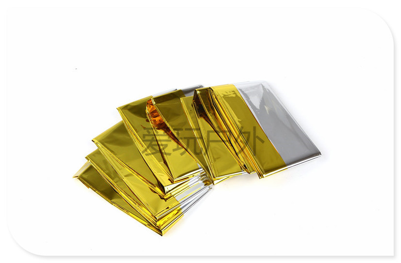 Outdoor Thermal Life Blanket Portable Emergency Blanket Keep Warm Sun Block Space Blanket Life-Saving Tool Picnic Camping Emergency Blanket