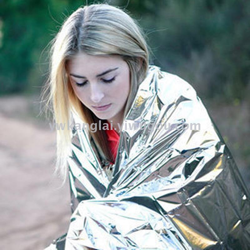 Outdoor Mountaineering Camping Life Blanket Silver Sun Protection Survival Blanket Pet Multi-Purpose First Aid Insulation Emergency Blanket