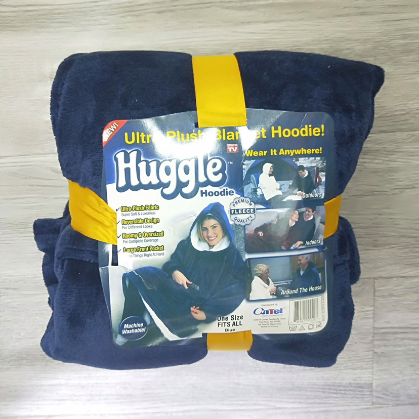 TV New Hugle Hoodie Lazy Pullover TV Blanket Outdoor Cold-Proof Clothes Hooded