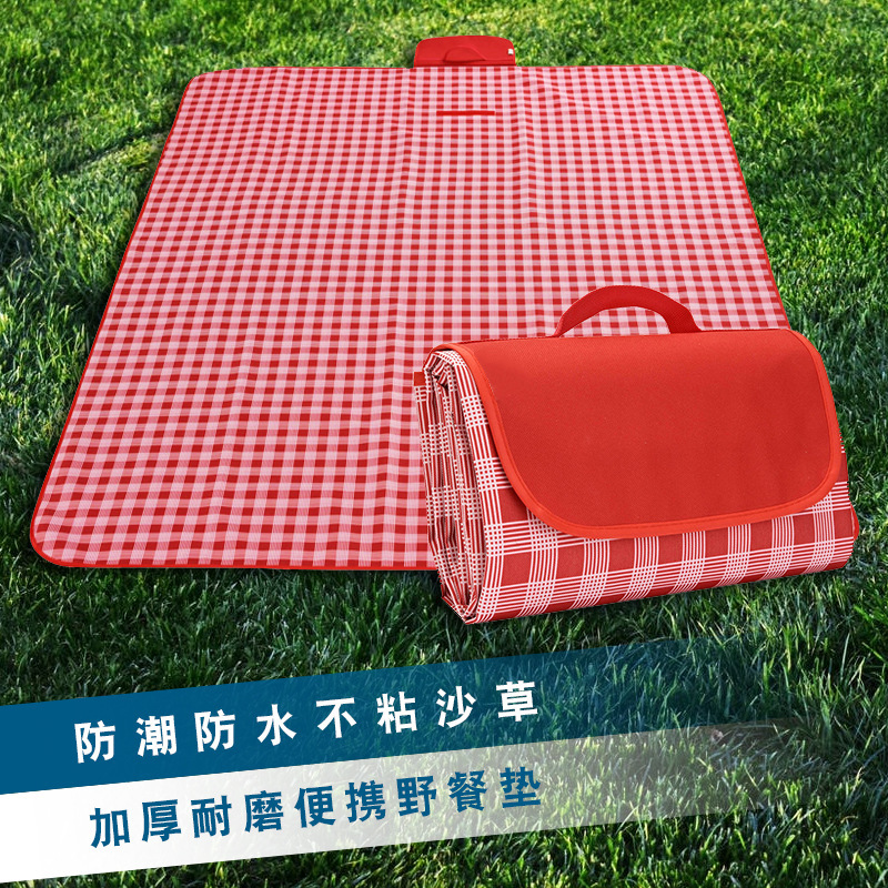 Picnic Mat Ins Style Moisture Proof Pad Thick Waterproof Beach Mat Spring Outing Outdoor Mat Picnic Blanket Picnic Camping Dining Cloth
