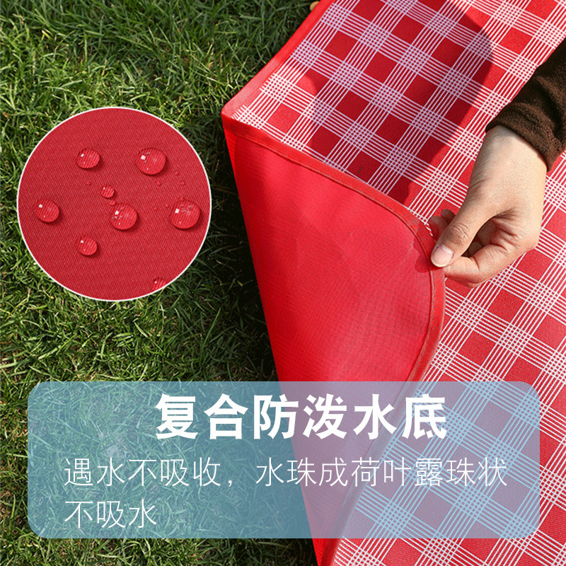 Picnic Mat Ins Style Moisture Proof Pad Thick Waterproof Beach Mat Spring Outing Outdoor Mat Picnic Blanket Picnic Camping Dining Cloth