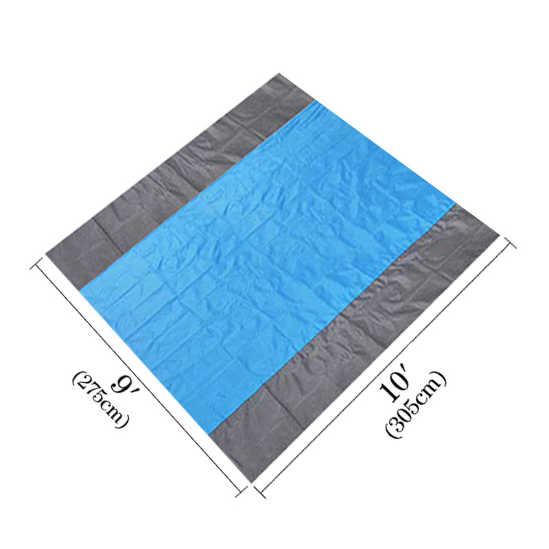 Beach Mat Outdoor Camping Portable Foldable Beach Pocket Beach Blanket Mini Waterproof Beach Mat Factory Direct Sales