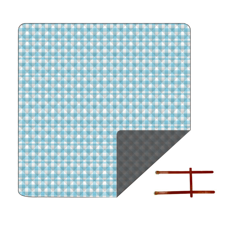 Machine Washable Leather 2*2M Spot Picnic Mat Thickened Outdoor Moisture Proof Pad Picnic Blanket Beach Mat Cross-Border
