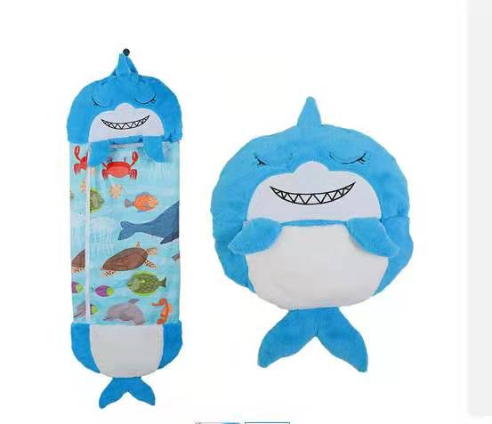 Sleeping Bag Children's Winter Learning Give Birth Anti-Kicking Blanket Winter Quilt Outdoor Thickened