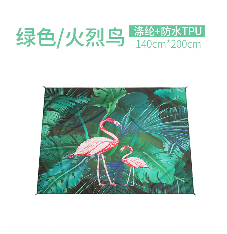 Beach Mat Beach Blanket Outdoor Color Digital Printing Picnic Mat Beach Mat Waterproof Ground Cloth Support Customization