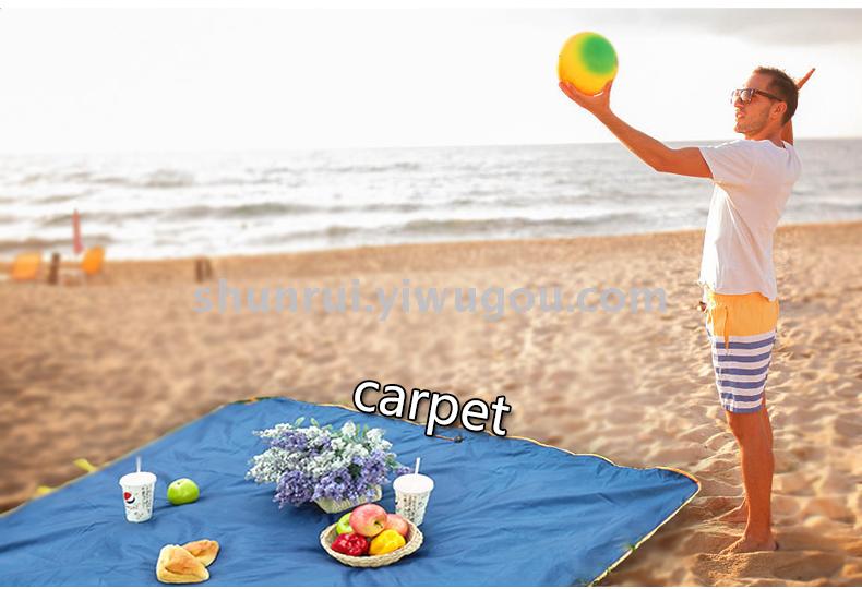 Foreign trade hot style Miscato outdoor multi-purpose waterproof carpet lightweight travel bag beach bag picnic blanket.