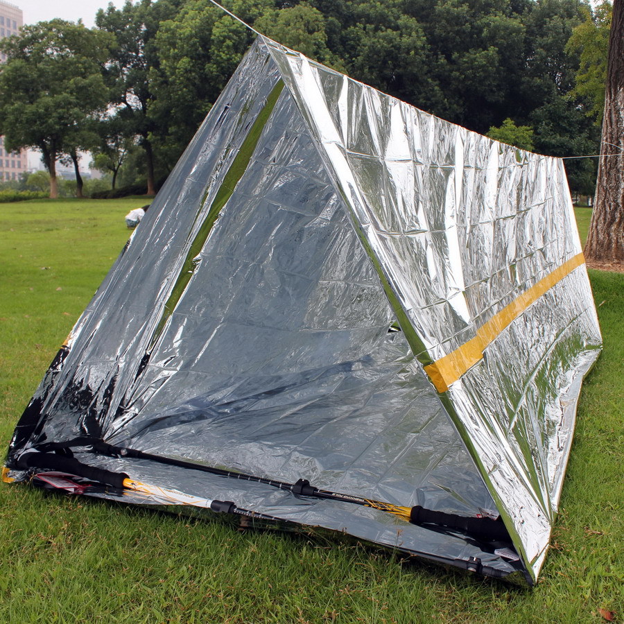 Emergency Tent Outdoor Survival Blanket Survival Blanket Emergency Blanket Insulation Blanket J Simple Tent Sun Protection Heating Blanket