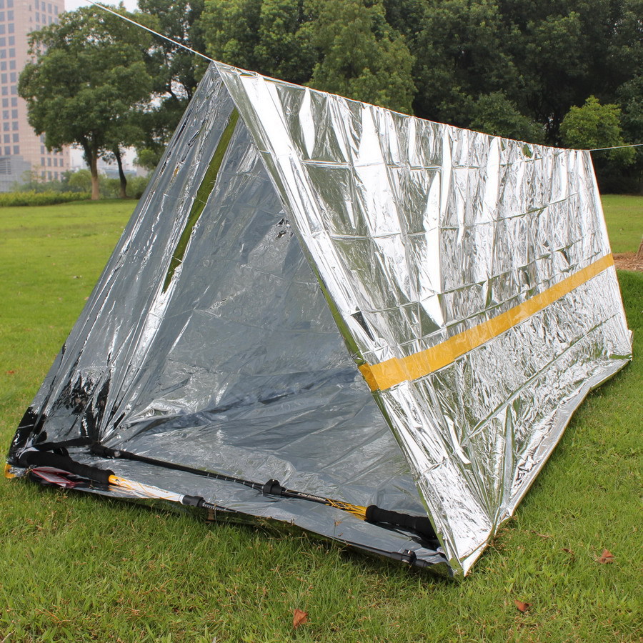 Emergency Tent Outdoor Survival Blanket Survival Blanket Emergency Blanket Insulation Blanket J Simple Tent Sun Protection Heating Blanket