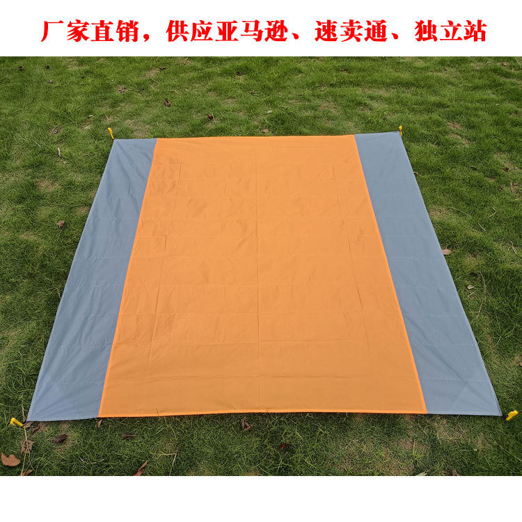 New Camping Outdoor Picnic Mat Waterproof and Foldable Pocket Beach Mat Beach Camping Picnic Blanket Factory Wholesale